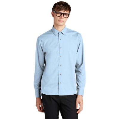 Long Sleeve Stretch Woven Shirt Thumbnail