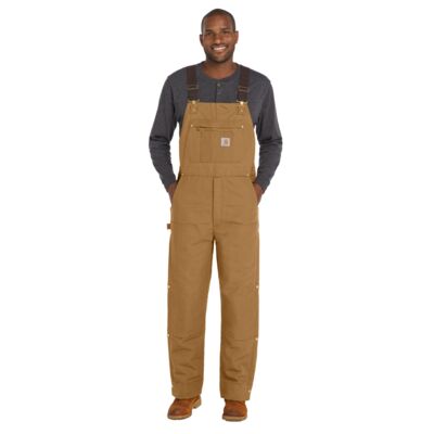 Short Firm Duck Insulated Bib Overalls Thumbnail
