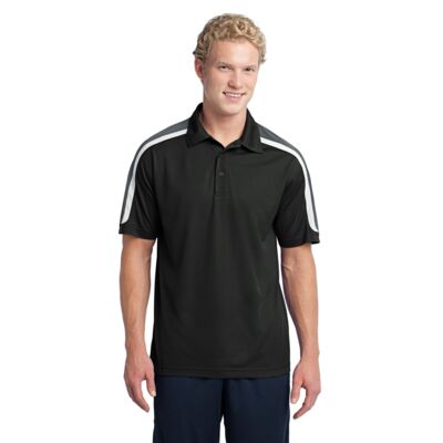 Tricolor Shoulder Micropique Sport Wick ® Polo Thumbnail