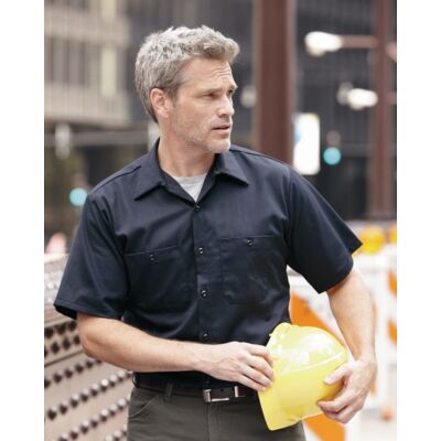 Men's Cotton Short Sleeve Uniform Shirt Thumbnail