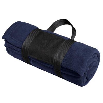 Fleece Blanket with Carrying Strap Thumbnail