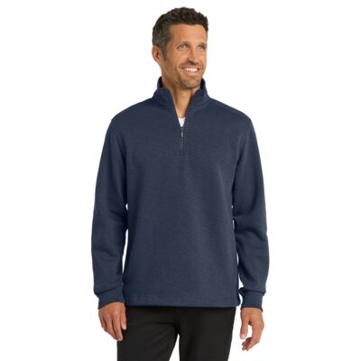 Slub Fleece 1/4 Zip Pullover Thumbnail