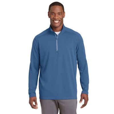 Sport Wick ® Textured 1/4 Zip Pullover Thumbnail