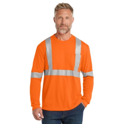 Ansi 107 Class 2 Long Sleeve Safety T Shirt Thumbnail