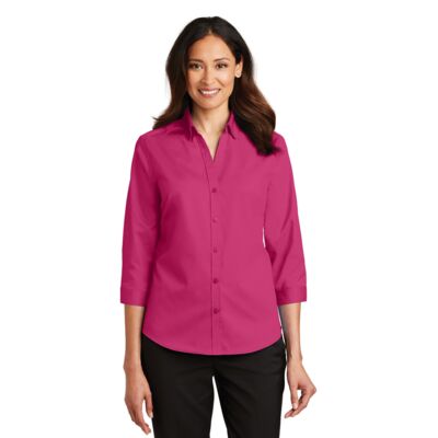 Women's 3/4 Sleeve SuperPro Twill Shirt Thumbnail
