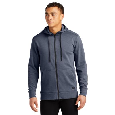 Tri Blend Fleece Full Zip Hoodie Thumbnail