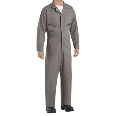 Men's Extended Sizes Zip-Front Cotton Coverall Thumbnail