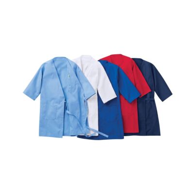 Men's Collarless Butcher Wrap Thumbnail