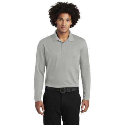 PosiCharge ® RacerMesh ® Long Sleeve Polo Thumbnail