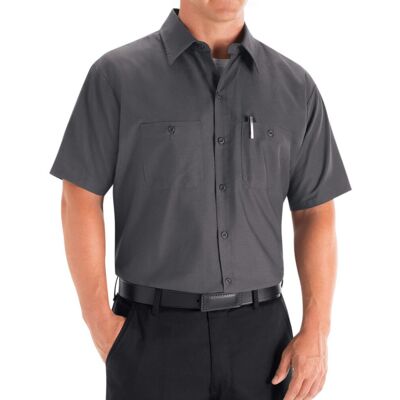 Men's Tall Mimix™ Short Sleeve Work Shirt Thumbnail