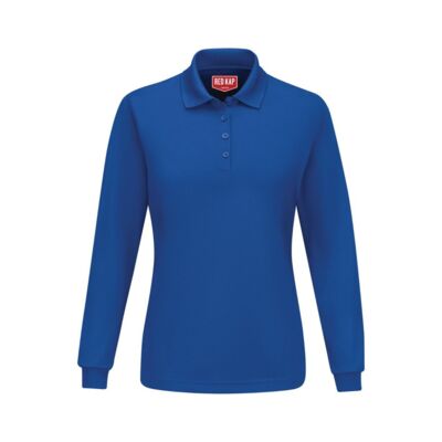 Women's Long Sleeve Performance Knit Polo Thumbnail
