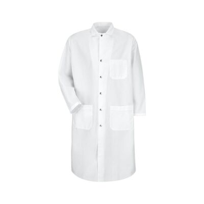 Men's Snap-Front Spun Polyester Butcher Coat Thumbnail