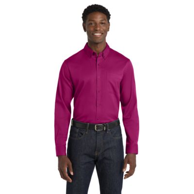 Long Sleeve SuperPro React Twill Shirt Thumbnail