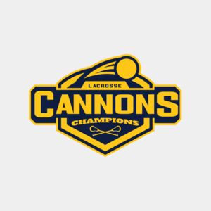 Cannons Champions Lacrosse Logo Template Thumbnail