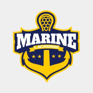 Marine Lacrosse Logo Template Thumbnail