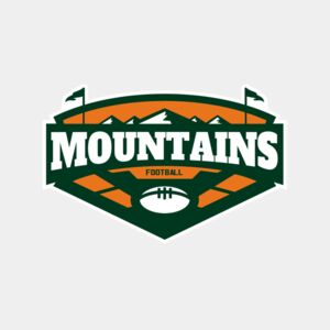 Mountains Football logo template 02 Thumbnail