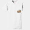 Authentic 100% Cotton T Shirt with Pocket Thumbnail