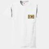 Authentic 100% Cotton T Shirt with Pocket Thumbnail