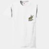 Authentic 100% Cotton T Shirt with Pocket Thumbnail