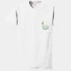 Authentic 100% Cotton T Shirt with Pocket Thumbnail