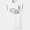 Authentic 100% Cotton T Shirt with Pocket Thumbnail