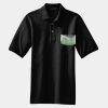 Heavyweight Cotton Pique Polo with Pocket Thumbnail