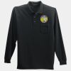 Long Sleeve Silk Touch Polo with Pocket Thumbnail