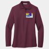 Women's Silk Touch Long Sleeve Polo Thumbnail