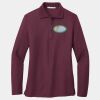 Women's Silk Touch Long Sleeve Polo Thumbnail