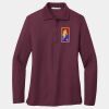 Women's Silk Touch Long Sleeve Polo Thumbnail