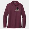 Women's Silk Touch Long Sleeve Polo Thumbnail