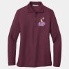 Women's Silk Touch Long Sleeve Polo Thumbnail