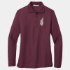 Women's Silk Touch Long Sleeve Polo Thumbnail