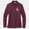 Women's Silk Touch Long Sleeve Polo Thumbnail