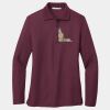 Women's Silk Touch Long Sleeve Polo Thumbnail