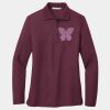 Women's Silk Touch Long Sleeve Polo Thumbnail