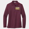 Women's Silk Touch Long Sleeve Polo Thumbnail